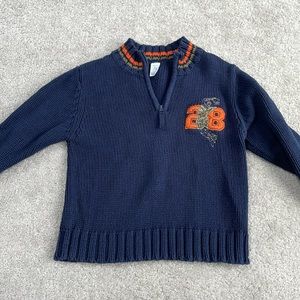 Toddler Boys Navy Knit Sweater Pullover Size 3T